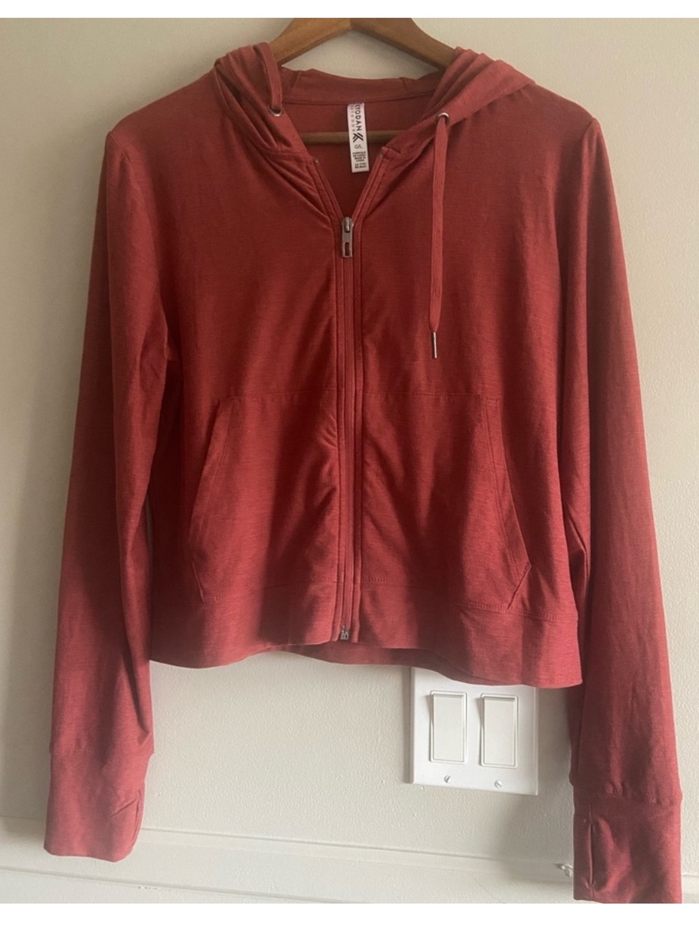 ☀️ Kyodan ☀️ red zip up athletic sweater